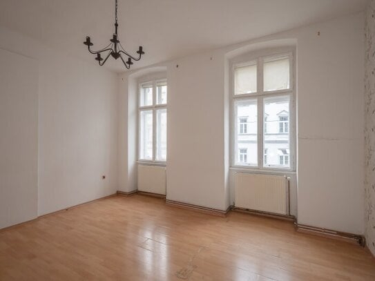 ++H40++ Sanierungsbedürftige 2-Zimmer Altbau-Wohnung, viel Potenzial! - Airbnb/Kurzzeitvermietung Zustimmung aller Eige…