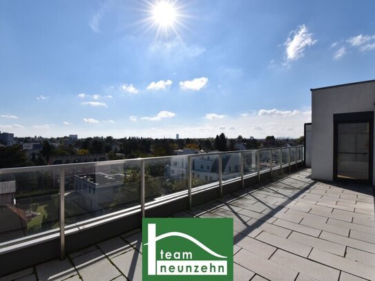 Die Wohnung der Superlative - Atemberaubender Weitblick mit großer Süd-Ost-Terrasse direkt beim Donauzentrum und U1 - B…