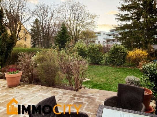 Gibt’s was Besseres? 100 m² Wohnfläche + 240 m² Garten + 32 m² Terrasse + 40 m² Garage – nur EUR 697.000! Nähe Schloss…