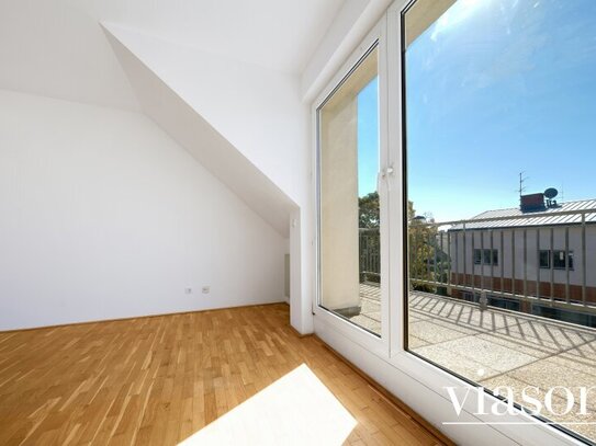 Kaiser-Ebersdorfer-Straße 271A I 1110 Wien I TOP 29 I Dachgeschoß I 2 Zimmer I Terrasse I Balkon I Garagenplatz optiona…