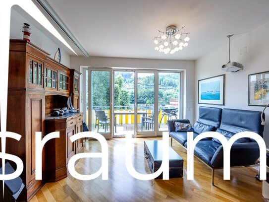 Traumhafte Maisonette-Wohnung direkt am Millstätter See. Privatstrand. Badekabine. Einfach royal.