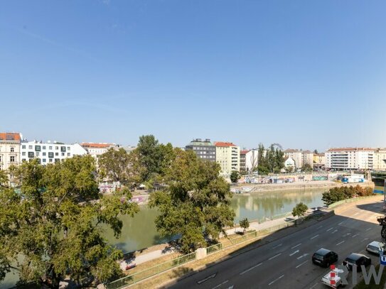 ERSTBEZUG nach Sanierung | Direkt am Donaukanal mit Blick auf das Riesenrad | Großzügige 2-Zimmer Wohnung im 4. Liftsto…