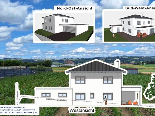 Herrliches Grundstück mit baugenehmigtem EFH-Projekt - bereit für Baustart!