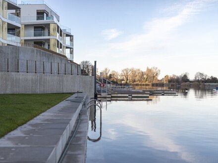 Gardenline mit Wasserblick - 3 Zimmerwohnung mit großer Loggia - THE SHORE - Pures Lebensgefühl am Wasser mit Concierge…