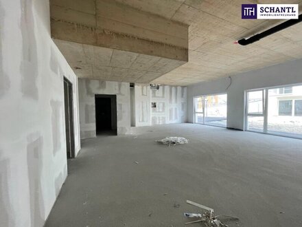 NEUBAU-BÜRO-/GESCHÄFTSFLÄCHE IM ERDGESCHOSS eines modernen Neubauprojekt! ERSTBEZUG + TEEKÜCHE + TIEFGARAGENPLÄTZE!