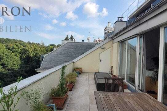 Zentrale Lage Alt-Hietzing: Dachterrassen-Maisonette inkl. 2 Garagenstellplätze.