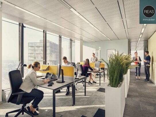 Office im einzigartigen Hochhaus mit ausgezeichneter Infrastruktur und Panoramablick!