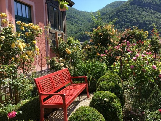 Knusperhäuschen in der Wachau – Blick auf die Donau und Ruine Aggstein!