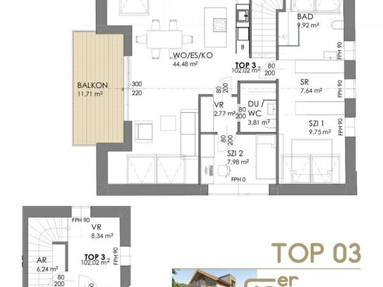 PENTHOUSE-FEELING: 4 Zimmer Mansardenwohnung - ERSTBEZUG