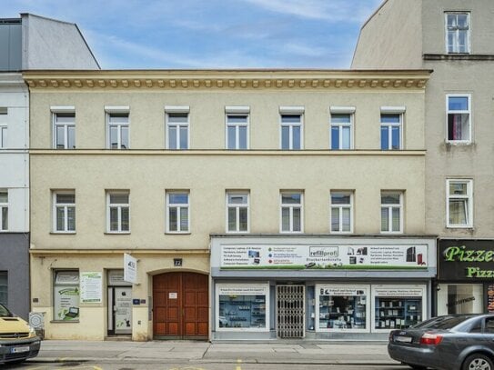 Bewilligtes Projekt für Um- & Ausbau eines Altbestandes nahe U-5 Station Elterleinplatz