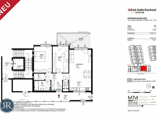 3-Zi + Balkon im 3. OG + Video - TOP 231