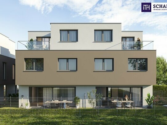 Einziehen und Wohlfühlen: Neubau-Duo mit Garten und Terrasse in Wien! Erstbezug! 3,60% Fixzins! Deckenkühlung! Luft/Was…