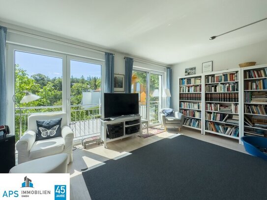 WOHNTRAUM MIT WEITBLICK - lichtdurchflutete Dachgeschossmaisonette in Grünlage