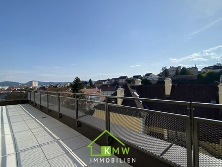 Neubau-Erstbezug: 3 Zi. ca. 67m² Mietwohnung mit großer Terrasse und herrlicher Aussicht