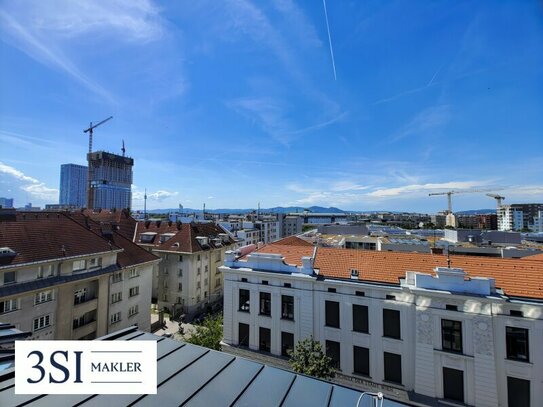 Penthouse mit Dachterrasse und wunderschönem Weitblick in revitalisierter Altbauliegenschaft nahe Kagraner Platz und Al…