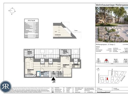 1,5- Zi. Wohnung mit Terrasse im DG - TOP 2.24 (ERSTBEZUG)