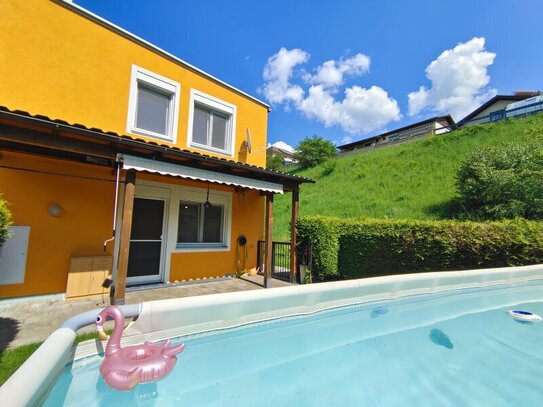 Wohnen in Ruhelage - Nähe Leoben - 4-Zimmer mit Pool auf Eigengrund und Carport