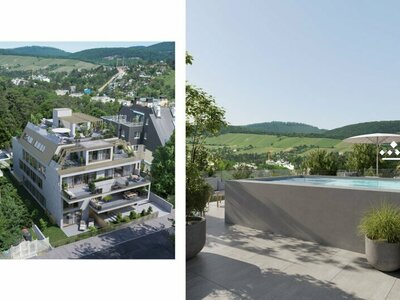Penthouse: Penthouse mit Rooftop Pool und Weitblick