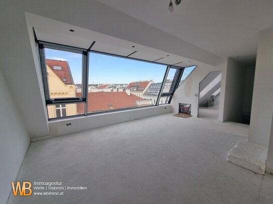 Top DG Wohnung mit Terrasse und Panoramafenstern - 3 Zimmer mit großem Küchen-Essbereich! Kein Gas mehr! Modernste Ausf…