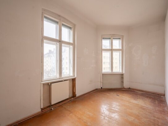 ++NEU++ Sanierungsbedürftige 3-Zimmer Altbau-Wohnung - viel Potenzial!!