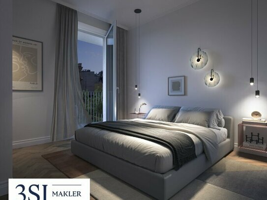 Lichtdurchfluteter 3-Zimmer-Stilaltbau mit modernster Ausstattung und Loggia