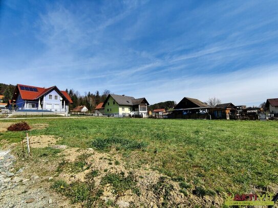 Baugrund für bis zu ca. 290 m² Wohnfläche. - Ideal für Familien. - Ruhige Wohnlage in ländlicher Idylle bei Eibiswald.