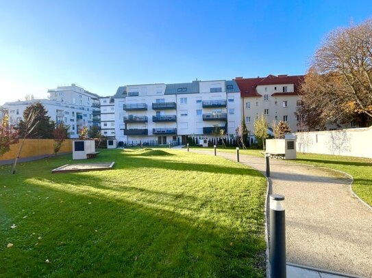 Wohnen in Floridsdorf – 2-Zimmer-Dachgeschosswohnung mit einer Traumterrasse und Garagenplatz Nähe Shopping City Nord &…