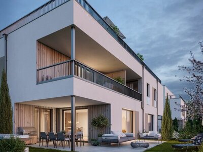 *Privater Seezugang in Velden am Wörthersee* - Neubau 3-Zimmer-Gartenwohnung.