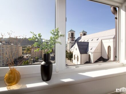 Mit Blick über das Andräviertel: großzügige Maisonette-Dachterrassen-Traum in zentraler Stadtlage