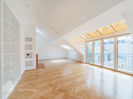 Traumhafte 5-Zimmer Dachgeschosswohnung in Toplage, Nähe Karlsplatz