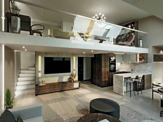 Dachgeschoss Wohnung mit Dachterrasse in Ruhelage - Grundriss ist anpassbar!
