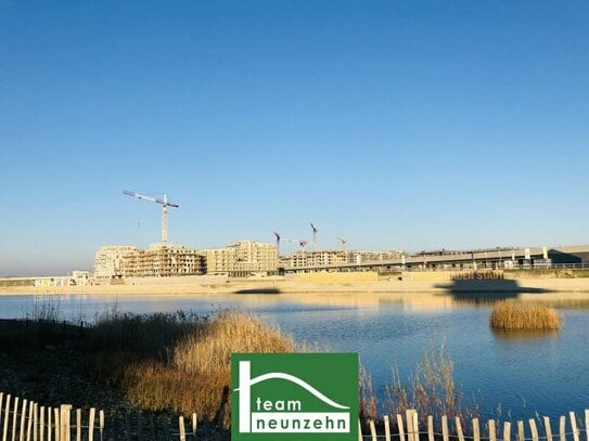 JETZT ANFRAGEN - ATELIER direkt am Wasser- DACHTERRASSE - Blick zum See- TOP LAGE- U2 Seestadt - Top INFRASTRUKTUR