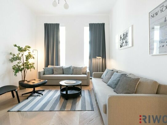 ALLES MIT STYLE II AIRBNB oder SELBST EINZIEHEN II KOMPLETT MÖBLIERTE TERRASSENWOHNUNG II SOFORT NUTZBAR II NÄHE U6/AKH…