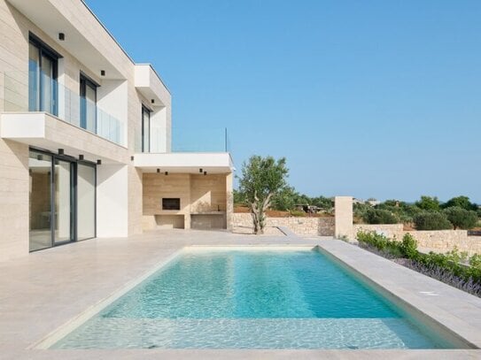 Elegante Villa mit Pool und Meerblick in Dalmatien, Kroatien