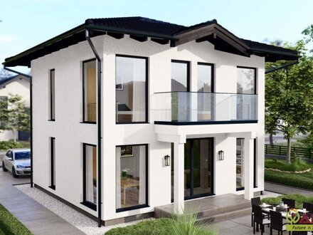 Neubau-Haus inkl. Grundstück! - Schlüsselfertige Errichtung. - Fernblick in zentrumsnaher Wohnlage.