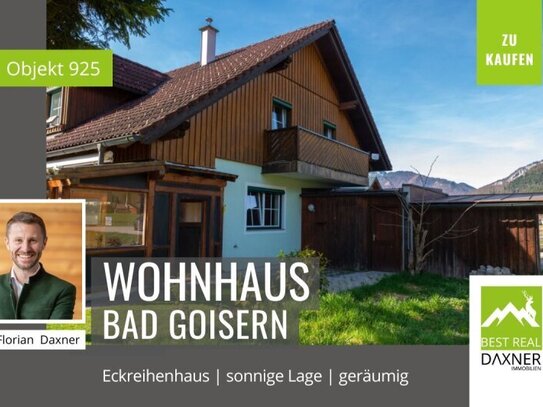 Charmantes Eckreihenhaus in sonniger Lage von Bad Goisern!