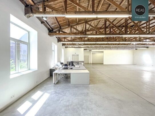 Loft mit bis zu 6m Raumhöhe sowie Terrasse und Stellplatz in der Brotfabrik Wien!