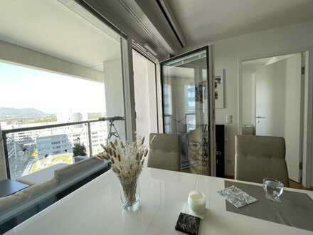 Amazing View: 2 room apartment with glass balkony & fitness and spa in house!