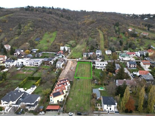 Baugrundstück am Fuße des Bisambergs in der Langenzersdorfer Kellergasse