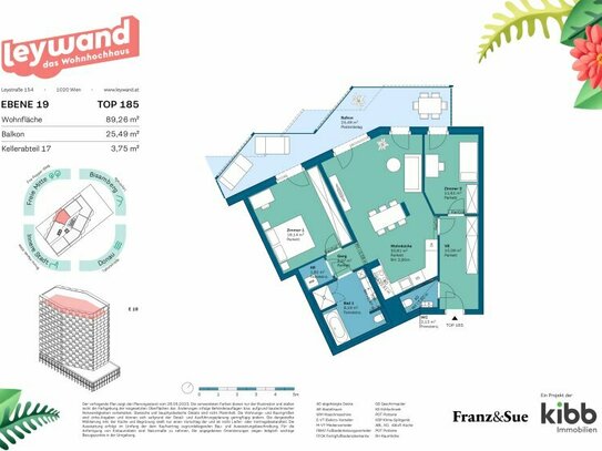 JETZT wird's leywand. Das Wohnhochhaus am Nordbahnviertel