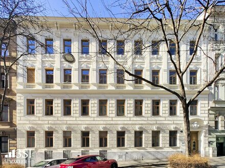 Sanierungsbedürftige Altbauwohnung mit bewilligtem Balkon in gepflegter Jahrhundertwende Liegenschaft beim Meiselmarkt