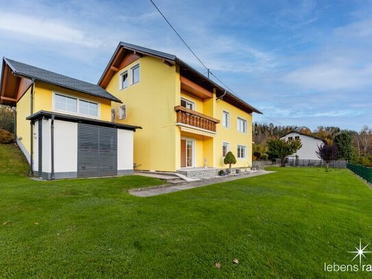 Tolles Haus in Seeboden-Lieseregg. Sonniges Grundstück. Samt Einliegerwohnung.