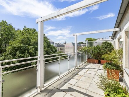 Dachterrassen-Maisonette mit 20 m² Dachterrasse und 4,5 m² Loggia - Nähe Türkenschanzcottage / Währinger Park!