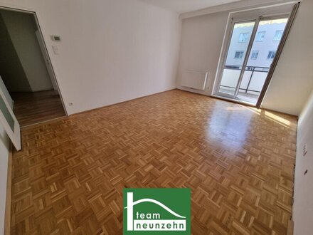 S-Bahn Haidestraße ums Eck- Raumwunder und Balkon mit Blick in den begrünten Innenhof. - WOHNTRAUM