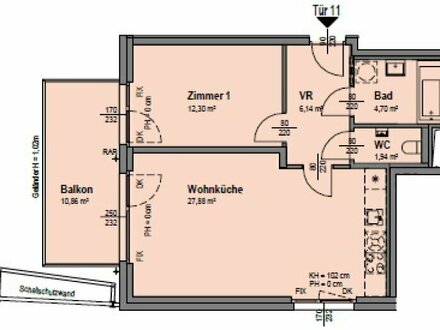 wunderschöne 2-Zimmerwohnung Erstbezug