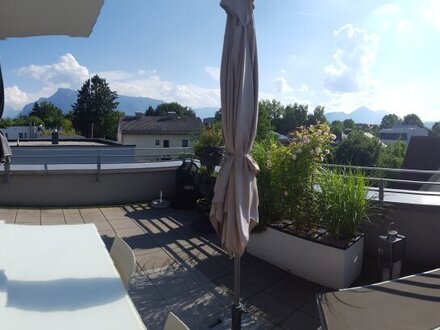 Maxglan: Ruhig gelegenes Penthouse mit großer Südwest-Terrasse!