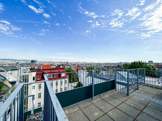 Der perfekte Rückzugsort über den Dächern Wiens: Penthouse in modernem Neubau