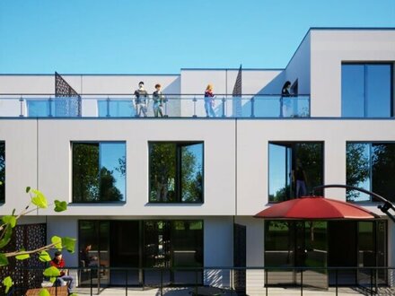 Neues & schlüsselfertiges Reihenhaus auf 3 Ebenen+ Kellergeschoss+ 3.Terrassen+ Garten+ KFZ Stellplatz