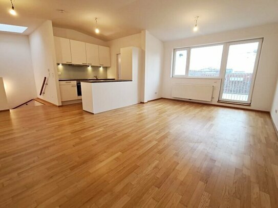 PROVISIONSFREI, DACHGESCHOSS, 104 m2 Maisonette mit 19 m2 Terrassen, 4 Zimmer, Komplettküche, 2 Bäder, Parketten, Fernb…