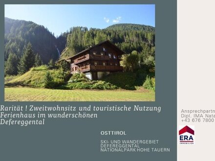 Rarität ! Ferienhaus im wunderschönen Defereggental